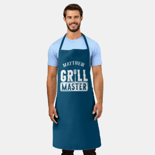 GRILLEN Grill Master Personalisiert Bester Vater V Schürze