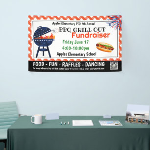 GRILLEN GRILL veröffentlicht Fundraiser PTO PTA Ch Banner