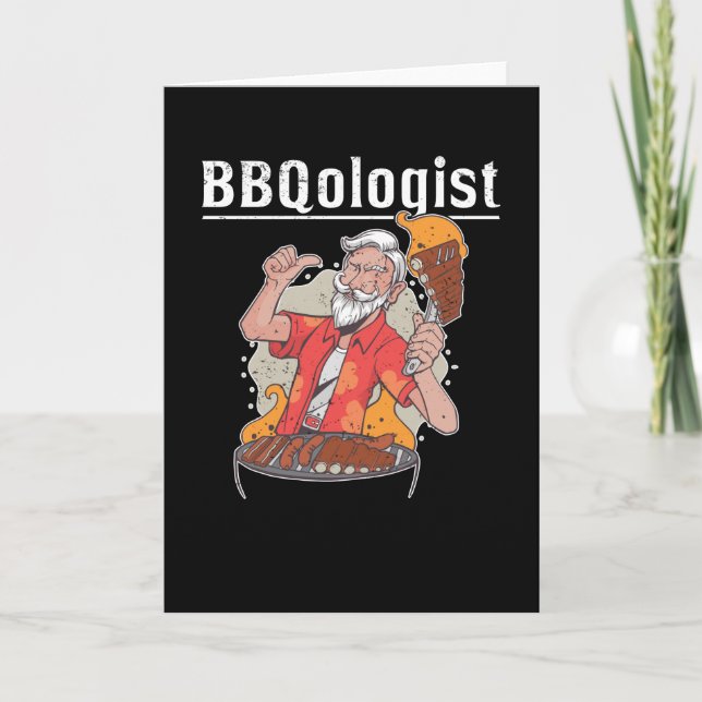 Grillen Grillmeister-Grill-Grill Karte (Vorderseite)