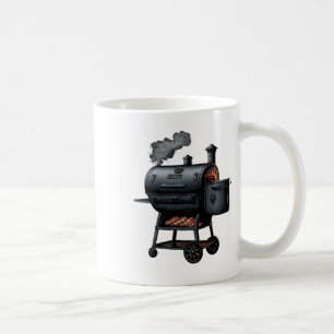 Grillen Grills setzt Smoker Byrbeque Grillen Fleis Kaffeetasse
