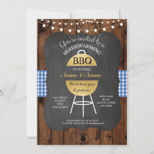 GRILLEN HouseWarming Chalk Board New Sweet Zuhause Einladung
