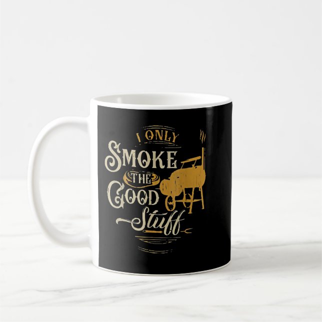 GRILLEN I Onlymokehe Goodtuff Gift Grillliebhaber Kaffeetasse (Links)