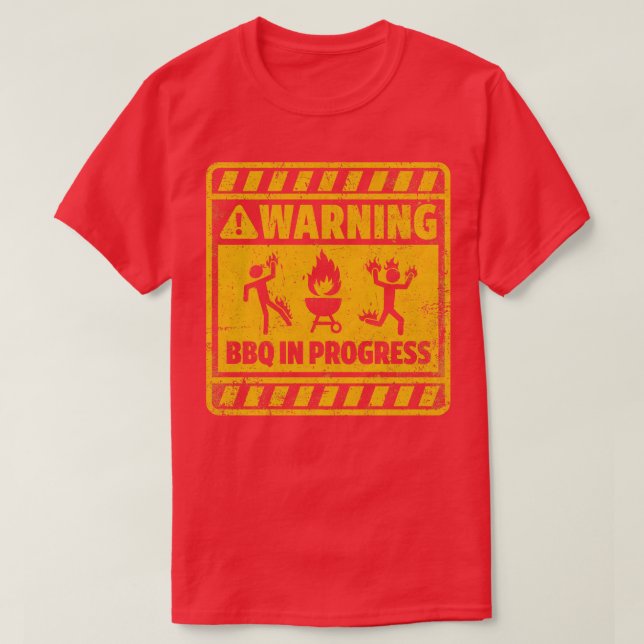 GRILLEN im Gange T-Shirt (Design vorne)