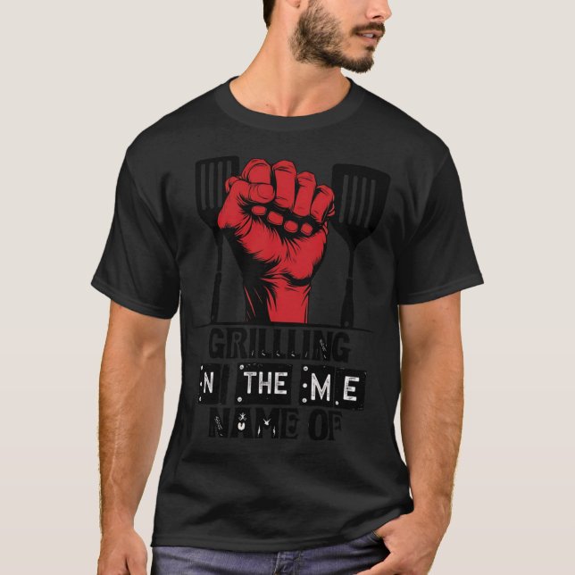 Grillen im Namen T-Shirt (Vorderseite)