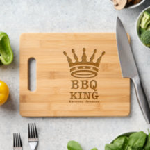 GRILLEN King - Königliche Krone - Personalisiert