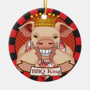 GRILLEN King Pig Keramikornament