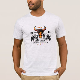 GRILLEN King - Premium Bull Flame T-Shirt für Gril