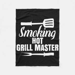 Grillen King Queen of the Gri - The Rokking Hot Gr Fleecedecke
