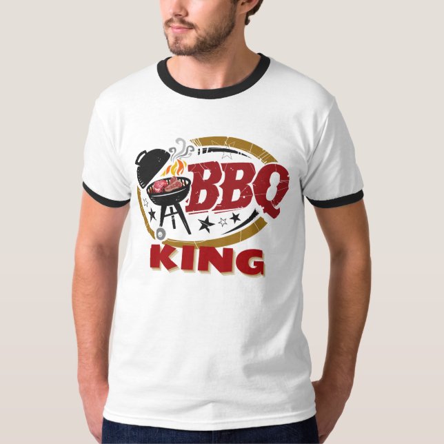 GRILLEN KING Tshirt zum Vater; Vatertagsgeschenk (Vorderseite)