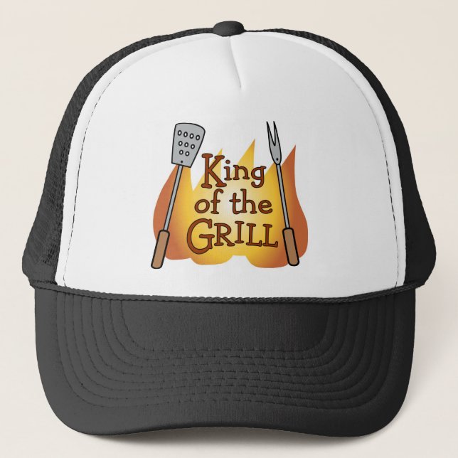 GRILLEN König Trucker Hat Truckerkappe (Vorderseite)