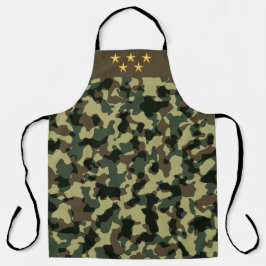 GRILLEN Lover Griller Five Star Mama Vater Camoufl Schürze