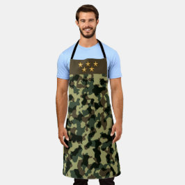 GRILLEN Lover Griller Five Star Mama Vater Camoufl Schürze