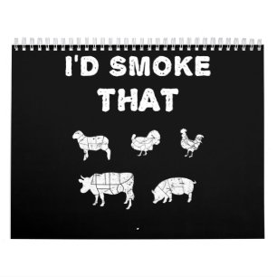 Grillen Lovers   ID Smoke, dass Koch Smoker GRILLE Kalender