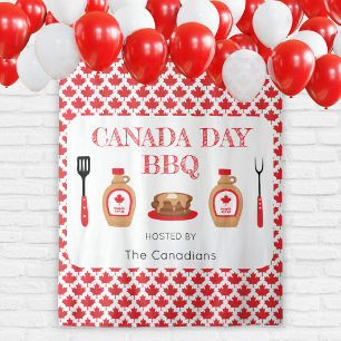 Grillen Maple Leaf Tapestablage am Tag von Kanada Wandteppich