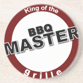 GRILLEN Master King of the Grille Sandstein Untersetzer