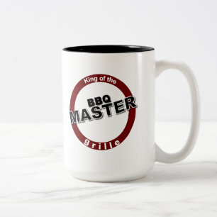 GRILLEN Master King of the Grille Zweifarbige Tasse