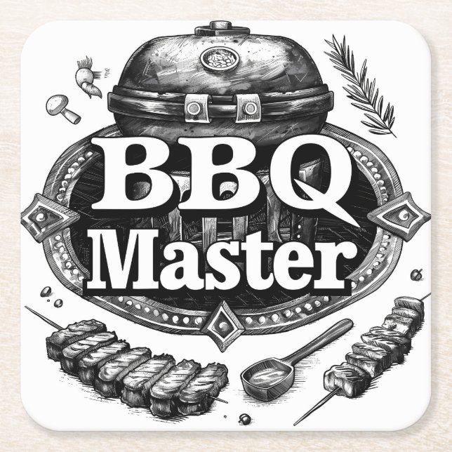 GRILLEN Master" Paper Untersetzer (Vorderseite)
