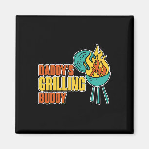 Grillen Mastercl von Daddy's Grillen Buddy Family  Magnet