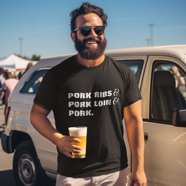 Grillen Meat Checklist und Ampersands T-Shirt (Von Creator hochgeladen)