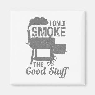 Grillen Meat Smoking Rmoker Grill Funny Magnet