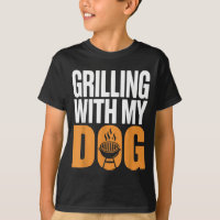 Grillen mit meinem Hund Lustiger BBQ-Cookout-Liebh