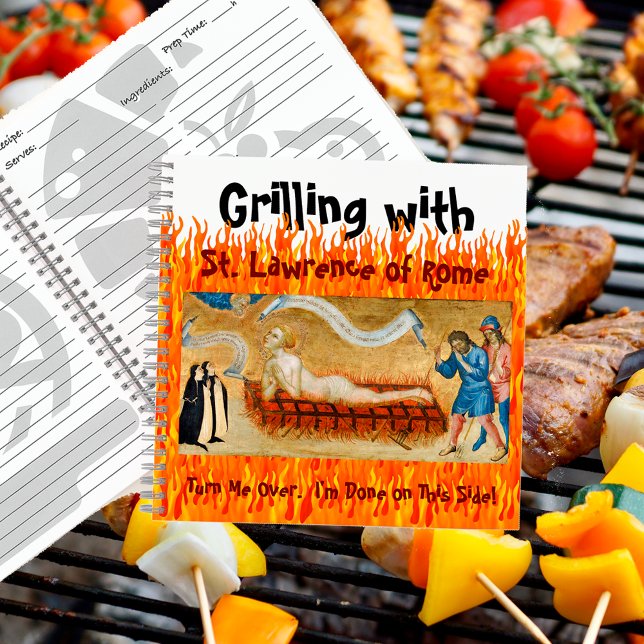 Grillen mit St. Laurent von Rom (M 022) Rezept Notizbuch (Von Creator hochgeladen)