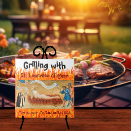 Grillen mit St. Lawrence von Rom (M 022) Fliese