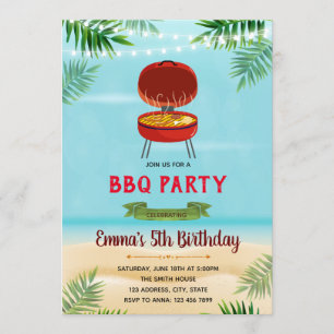 Grillen Party Einladung