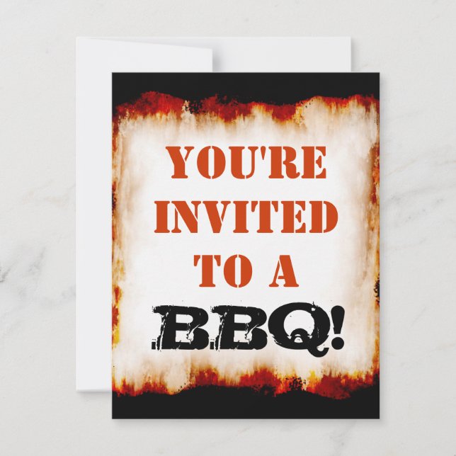 GRILLEN Party!Einladung Einladung (Vorderseite)