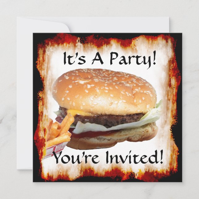 GRILLEN Party!Einladung Einladung (Vorderseite)