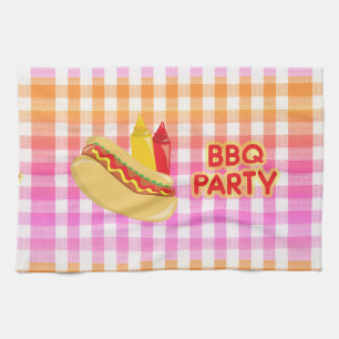 GRILLEN Party Hot Dog mit Bedingungen Geschirrtuch