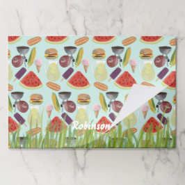 GRILLEN Pattern Personalisiert Tearaway Paper Tisc