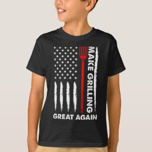 Grillen Pitmaster macht Barbecuing Great 4th July T-Shirt