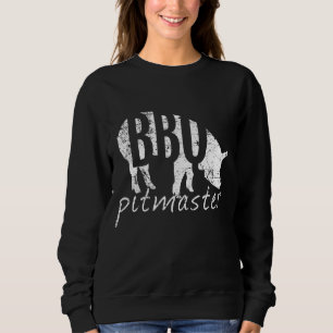 GRILLEN Pitmaster, Pig Grill Grill Vatertag Gif Sweatshirt