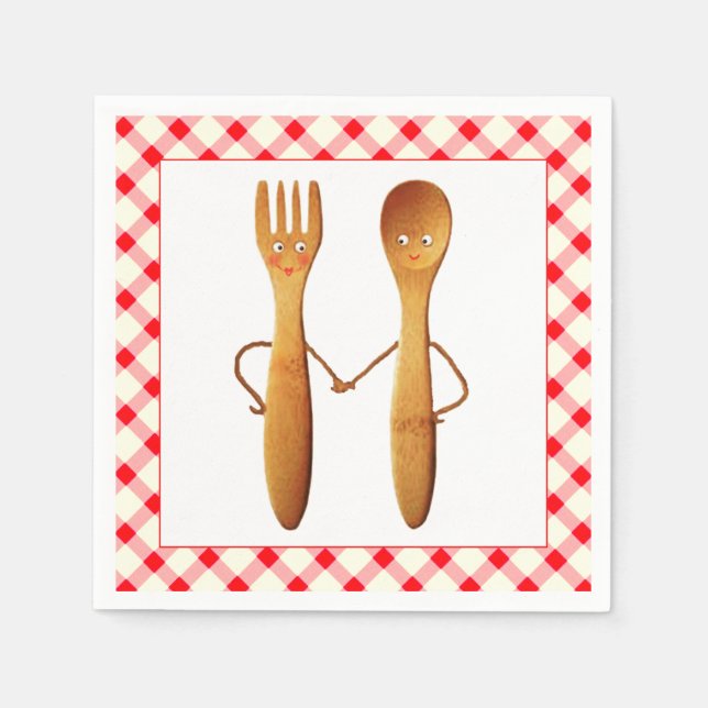 GRILLEN Polterabend Serviette (Vorderseite)