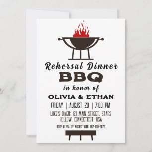 Grillen Probe Einladungen