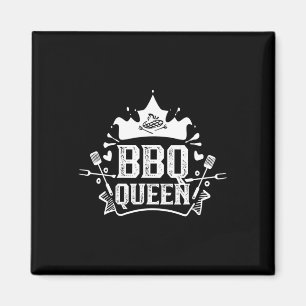 Grillen Queen Grill Meat Byrbecue Grilling Grillen Magnet