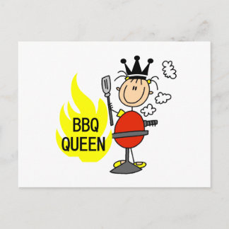 GRILLEN Queen Postkarte