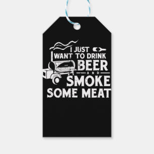 GRILLEN Rauchen Pitmaster Gift Drink Bier Rauchfle Geschenkanhänger