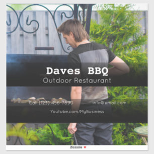 GRILLEN Restaurant Food Custom Cut Vinyl Sticker