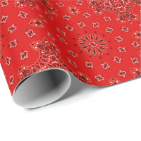 GRILLEN roter Paisley-Westernbandana-Schal-Druck