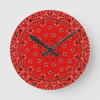 GRILLEN roter Paisley-Westernbandana-Schal-Druck