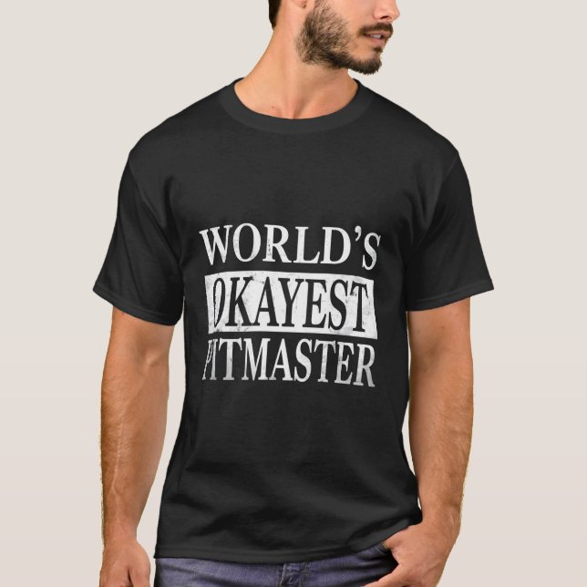 Grillen Sarcasm World's beste Pitmaster Beste Vate T-Shirt (Vorderseite)