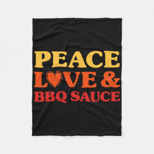 Grillen Sauce I Liebe Grillen Sauce Funny Food Fleecedecke