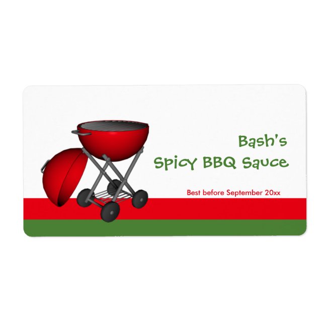 GRILLEN Sauce Jar Label (Vorne)