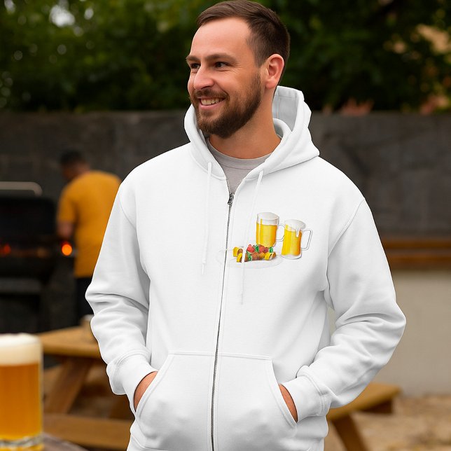 GRILLEN Skewers und Bier Summer Cookie Hoodie (Von Creator hochgeladen)