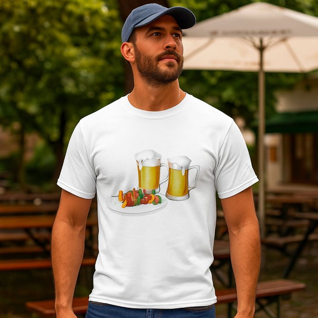 GRILLEN Skewers und Bier Summer Cookie T-Shirt (Von Creator hochgeladen)