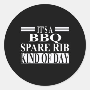 Grillen Spare Rib Apparel Beauty Funny Spareribs L Runder Aufkleber