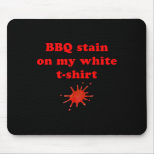 Grillen Stain auf meinem Weiß 2 Mousepad