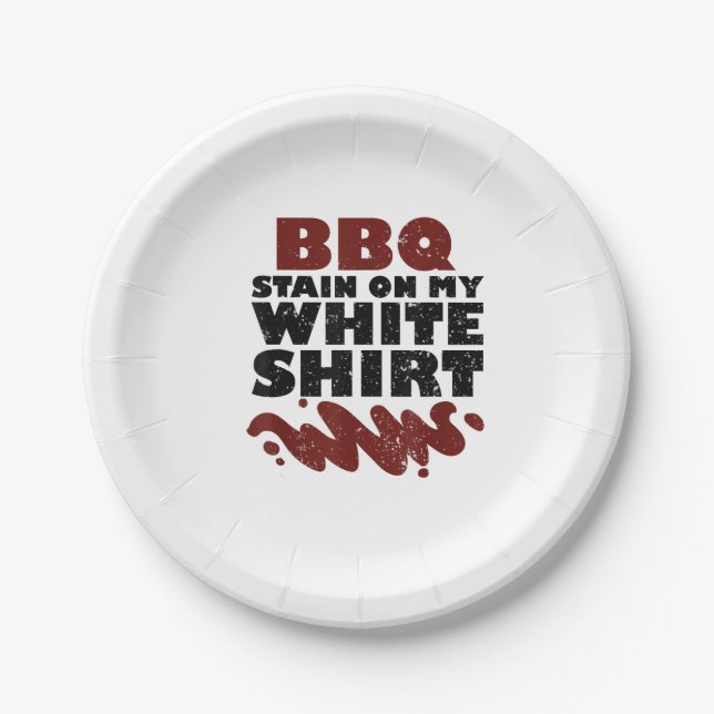 GRILLEN Stain Pappteller (Vorderseite)